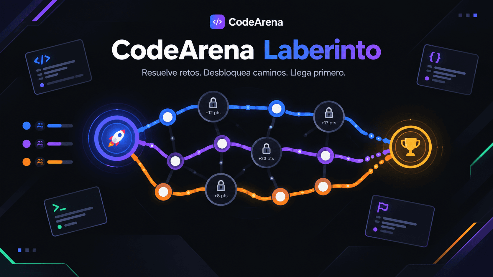 Maze mode in Code Arena